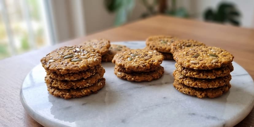 Lentil crackers